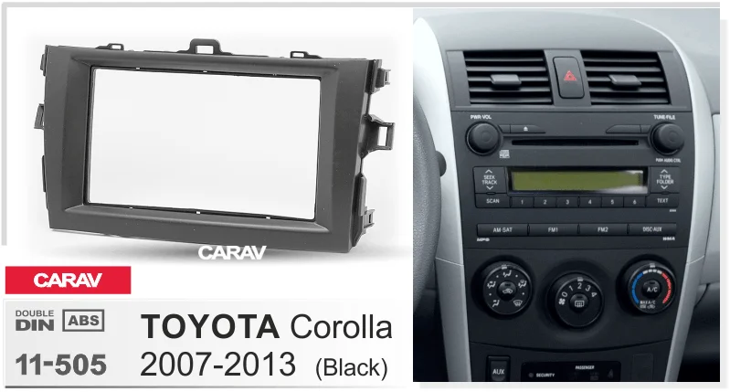 CARAV 11-028 Car Radio Installation Trim Fascia Panel