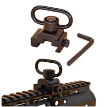 Сверхмощный быстрое отсоединение Кнопка переходник шарнирного соединения базы Пикатинни Гора 20 мм соединительное строповое кольцо