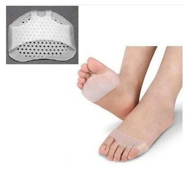 1pair Of Gel Toe Beehive Shaped Forefeet Cushions Separator Bunion
