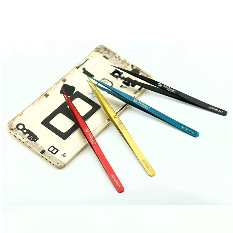 Precision tweezers tweezer tool phone repair tweezers Wozniak Industrial high henacity colorful tweezer clamp for PCB motherboard IC repair tool