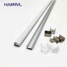 10-100 м в партии, 1 м за шт, светодиодный алюминиевый профиль для 5050/5630 полос HR-AP1509, плоский корпус