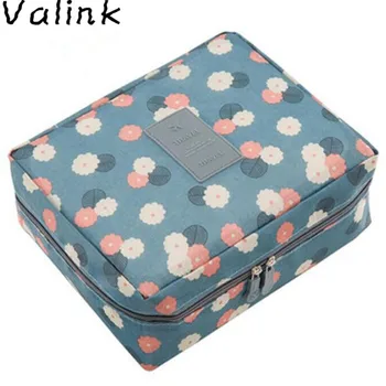 

Fashion Cosmetic Bag Waterproof Oxford Cloth Portable Makeup Bag Multifunctional Travel Organizer for Cosmetics Necessaire