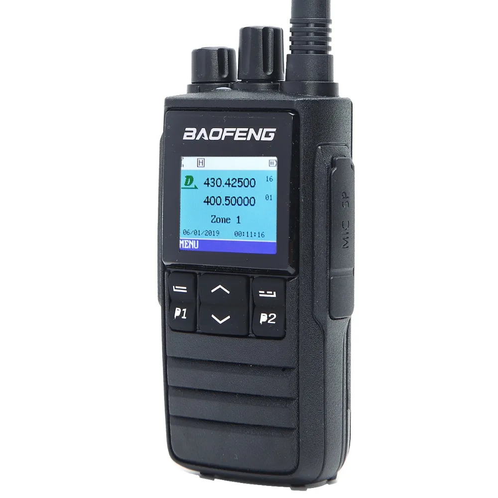 Baofeng DMR DM-1702(gps) портативная рация VHF UHF двухдиапазонный 136-174 и 400-470 МГц Dual Time слот Tier 1& 2 цифровое радио