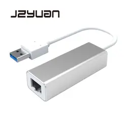 Jzyuan USB Ethernet адаптер USB сетевой карты USB 3,0 Ethernet RJ45 LAN Gigabit Интернет для портативных ПК Windows 7 8 XP Mac