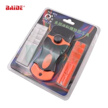 Многофункциональный LOCA УФ Клей Чистый инструмент для снятия Скребки для ЖК-дисплей Стекло Сенсорный экран с отдельной лезвия 100 шт./лот