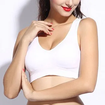 

Free Size Women's New Underwear Fashion Casual High Quality Ice Silk Without Constant Cup Mat Bra Wrapped Chest