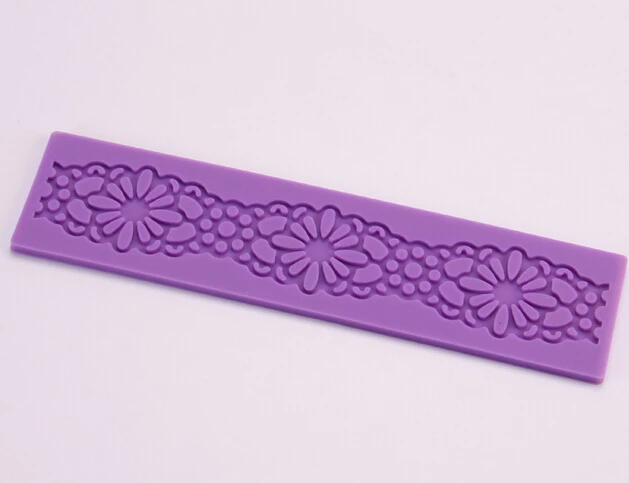 180 ШТ. Long bar shaped кружева формы Силиконовые торт Куба Mold Maker Мороженое Mold Maker Ice Плесень Бесплатно Fedex/DHL nw401