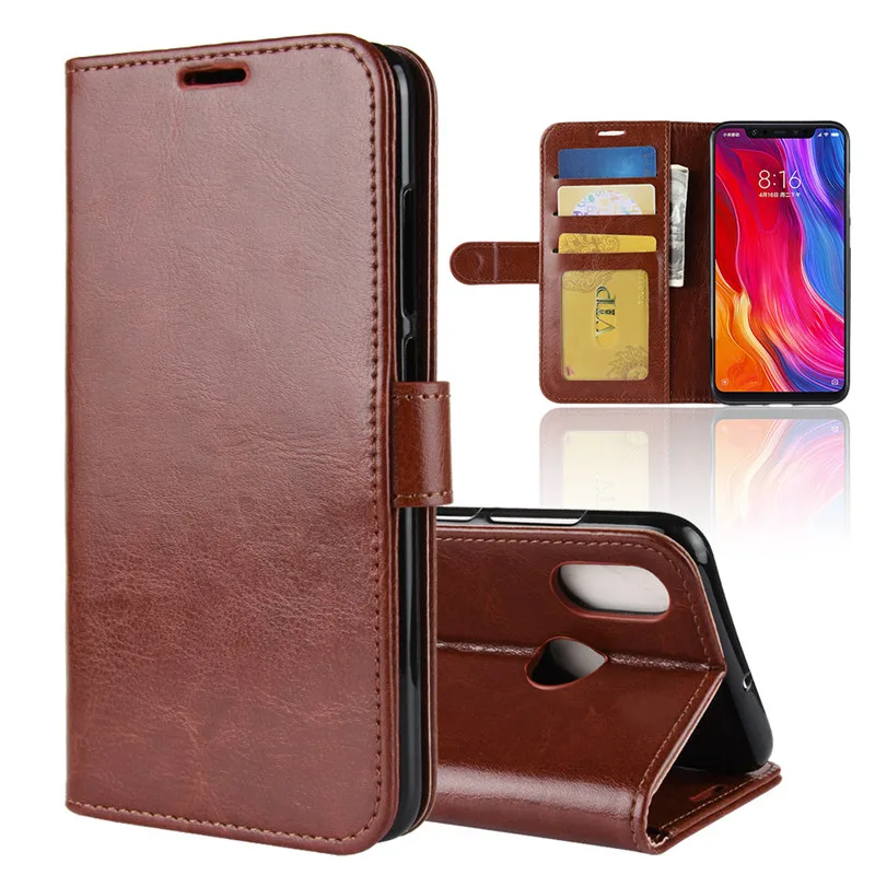 

Wallet Cover For Xiaomi Mi 8 Lite Flip Leather Mi8 Phone Cases Accessory For Xiaomi Mi 8 SE Luxury Book Card Coque Hoesje Etui