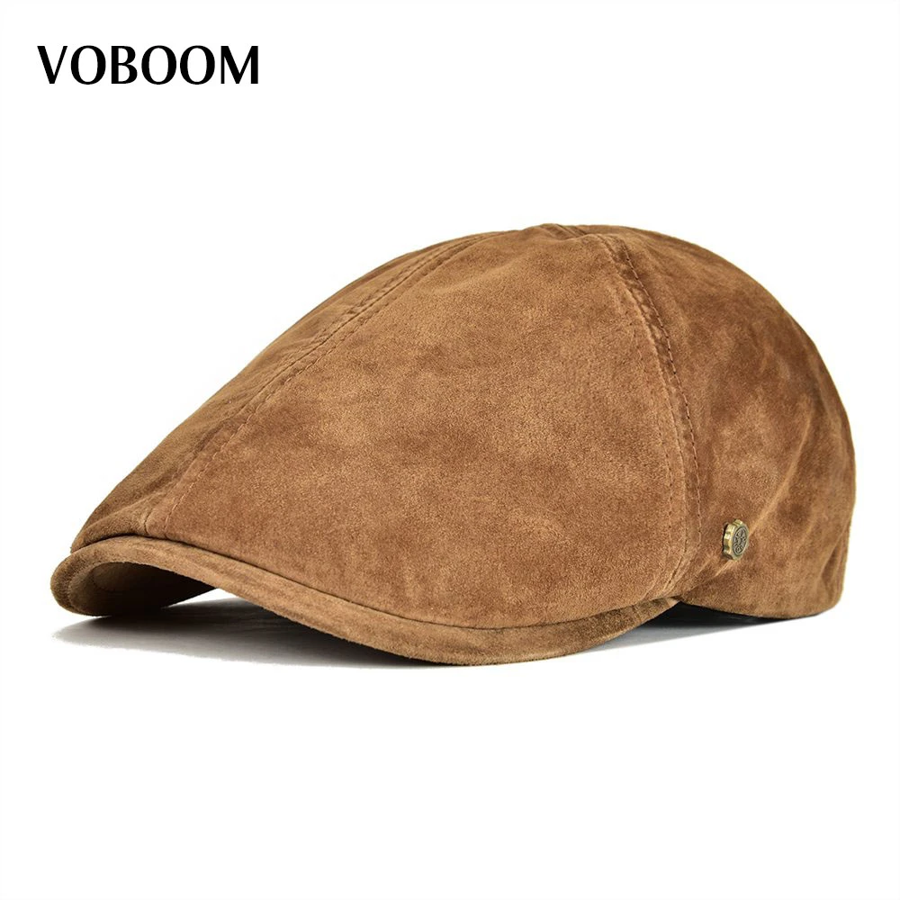 Suede newsboy hat Outlet