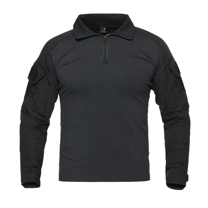 

New Military Camouflage Sport T Shirt Men Multicam Uniform Outdoor Tactical Long Sleeve T-Shirt Breathable Hiking T-shirt