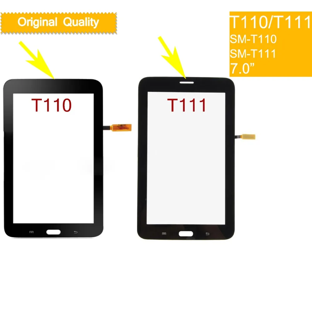 Touchscreen Touch vetro anteriore per Samsung Galaxy Tab 3 SM t111 7.0 LTE Tablet Glass 