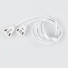 T8 трубка световой короб линия T5 T8 держатель лампы Розетка с T8 металлический провода с зажимом световой короб провод флуоресцентная лампа линейный разъем 1A