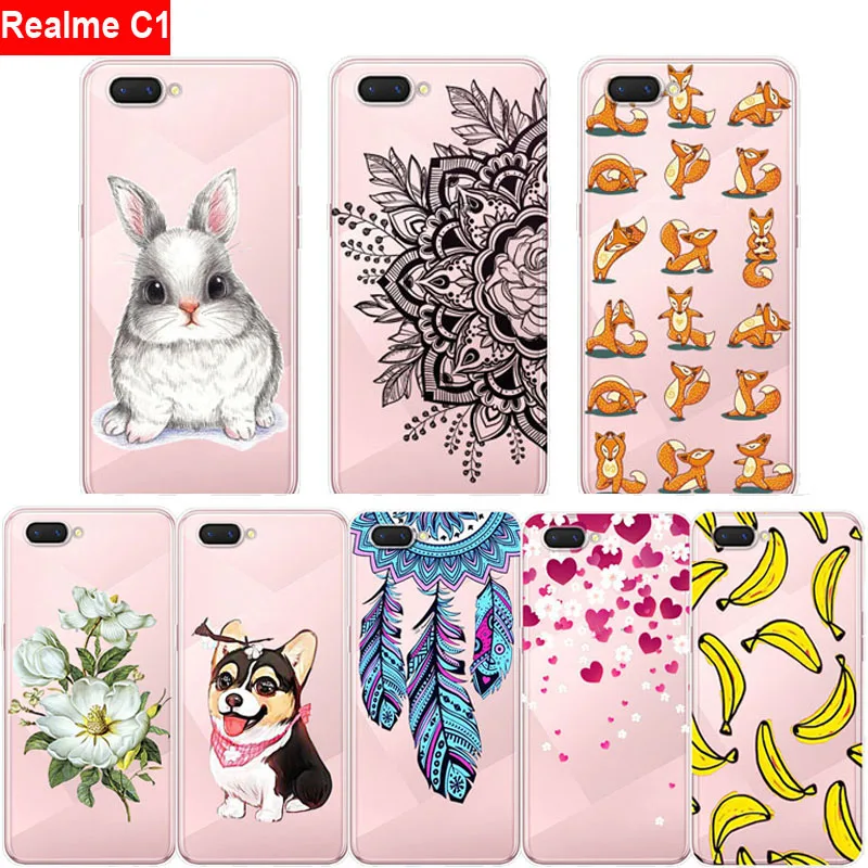 Case For Oppo Realme C1 Cover Bumper Transparent Protective Back Slim Soft TPU Silicon Cover 6.2'' For Oppo RealmeC1 C 1 Cases Case For Oppo Realme C1 Cover Bumper Transparent Protective Back Slim Soft TPU Silicon Cover 6.2'' For Oppo RealmeC1 C 1 Cases