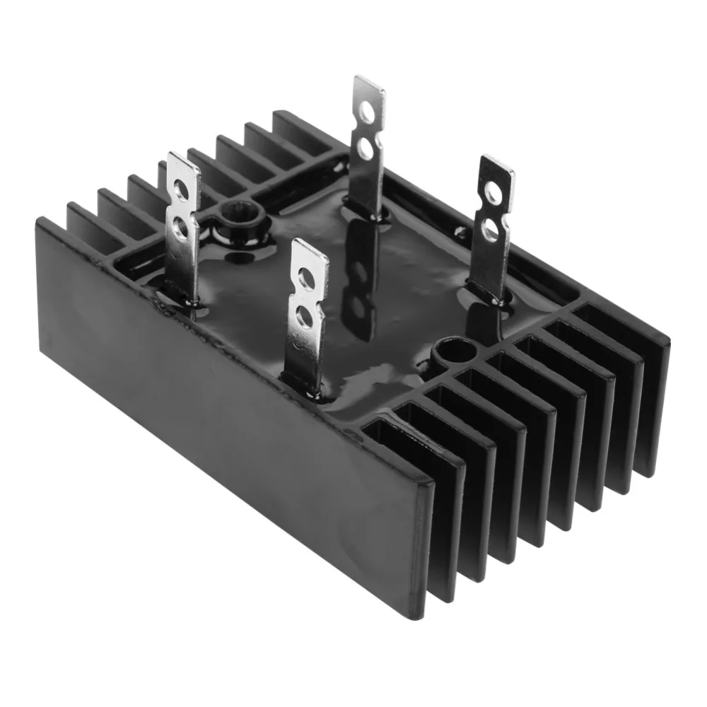 1 шт. 2-фазный 100A 1600V Напряжение высокое Мощность черный диодный мост выпрямителя
