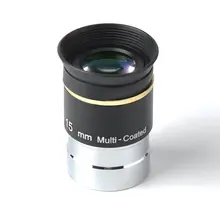 15 ММ 1,25 дюймов WA66 Urtrawide окуляр для телескопов с резьбой для стандартных 1,25 дюймовых астрономических фильтров