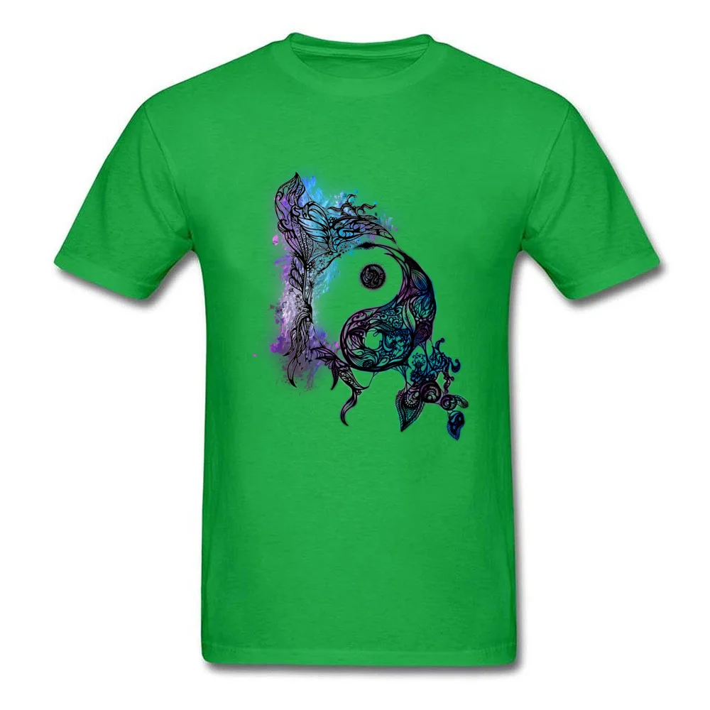 Zen Doodle Yin Yang Magenta Tops T Shirt Labor Day Round Collar Pure Cotton Boy T Shirt Classic Top T-shirts 2018 New Fashion Zen Doodle Yin Yang Magenta green