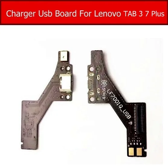 Плата USB зарядного устройства для Lenovo Tab 3 7 plus сменная док станция планшета и 7703F