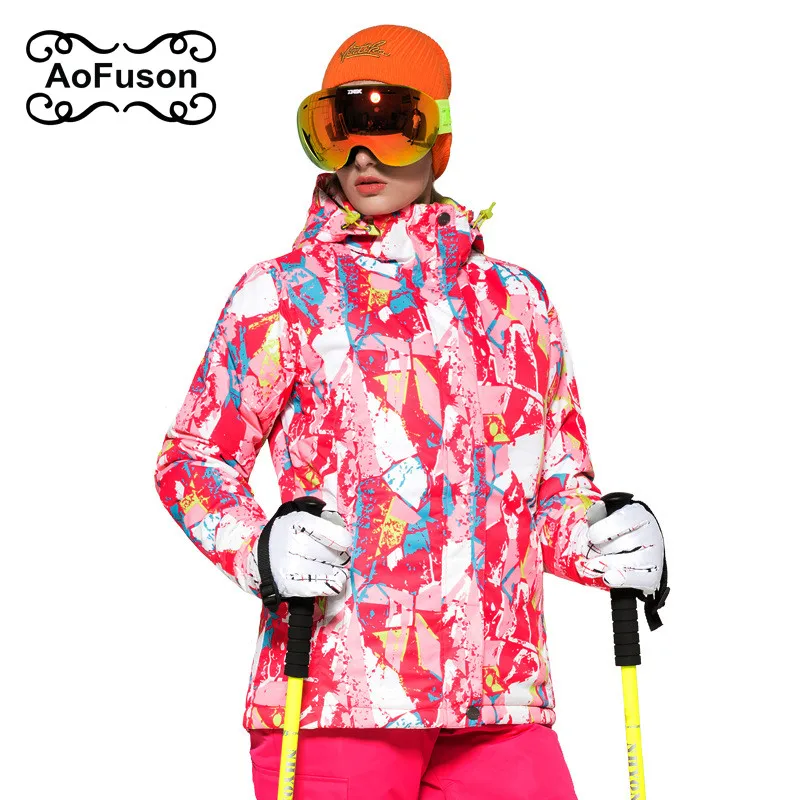 Buy roupas ski winter Warm jacket women snowboard