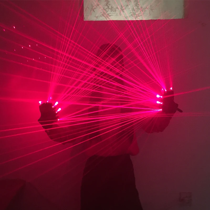 Лазерные перчатки светодиодный светящиеся перчатки Железный человек радий шутер набор творческая команда сценический реквизит