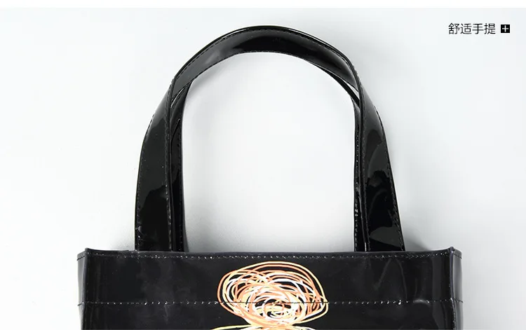 Новая печать на ПВХ женская сумка-шоппер большой емкости водонепроницаемая Сумка Наплечная Сумка для мам