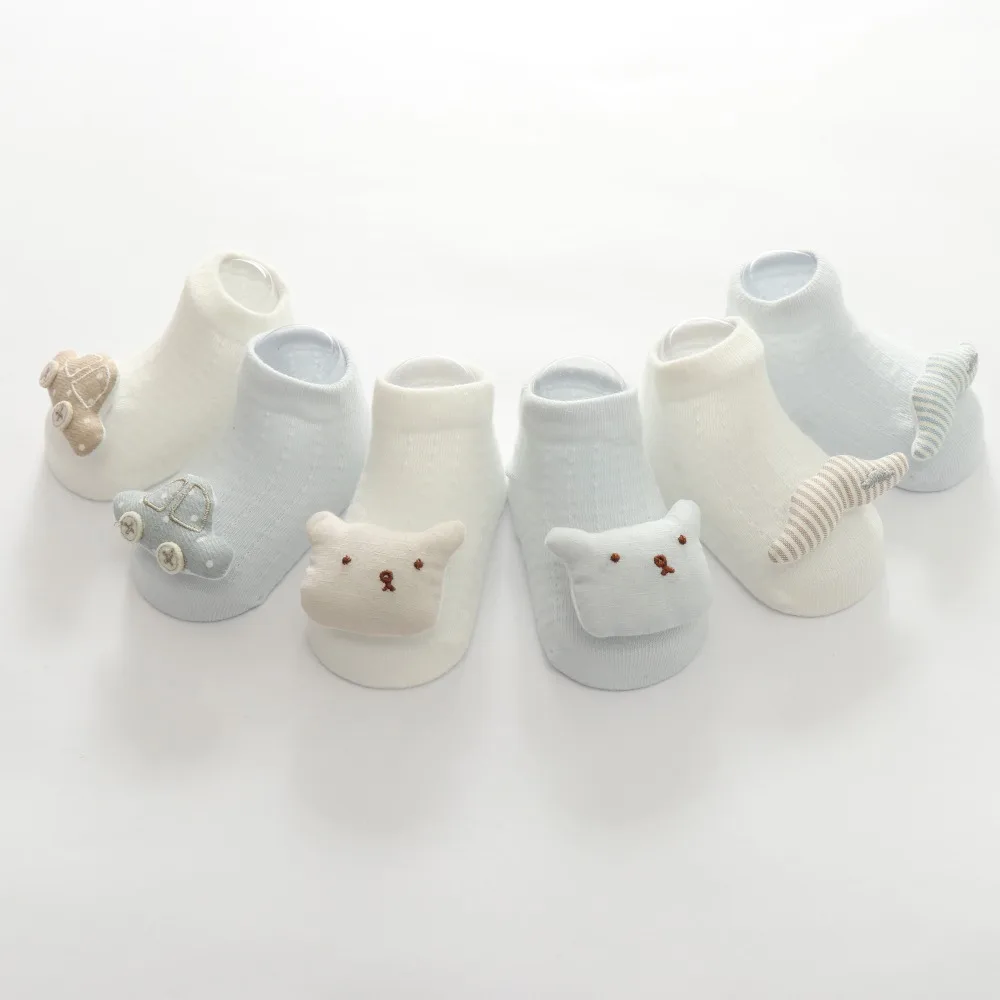 

2019 new Baby Boy and Girl thin Socks 3 Pairs Children Spring Summer Cartoon Socks for newborn Toddler socks Novelty cotton