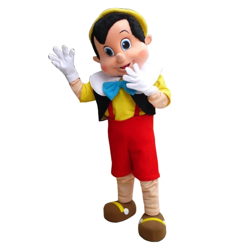 

Pinocchio Mascot Costume Adult Halloween Fancy Dress cosplay costumes Cartoon Character Outfit Suit
