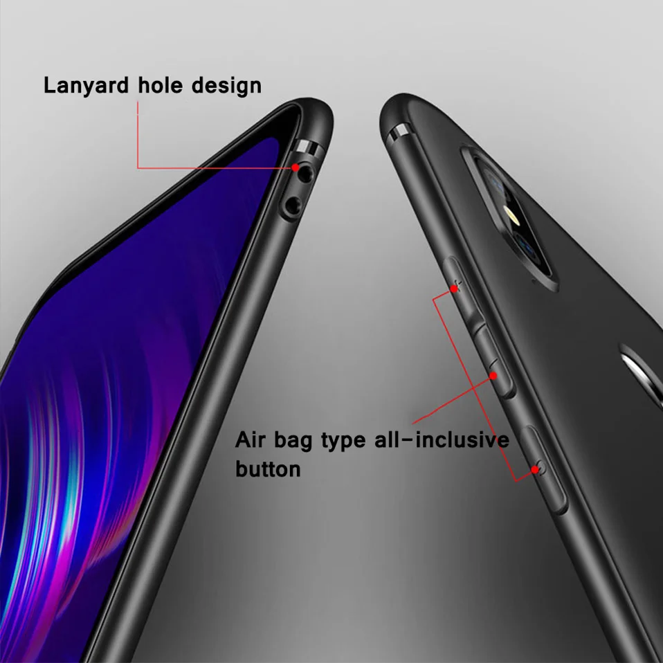 

Matte TPU Frosted Silicon Phone Cover For Xiaomi Redmi 5 Plus Case Note 5 5A 6A 6 S2 4X 4 4A Mi 8 5x 6X A2 Mix 2 luxury Funda