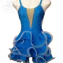 Костюм для латинских танцев, сексуальный эластичный, Латиноамериканский танцевальный костюм для женщин, конкурс латиноамериканских танцев, платья S-4XL LD-108