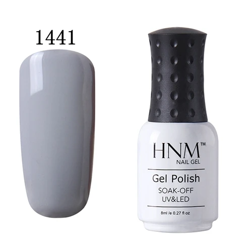 HNM гель для ногтей 8 мл Гель-лак для ногтей кофейная Коричневая серия Гель-лак УФ-и светодиодный перманентные эмалы гель лак замачиваемый полуклей - Цвет: 1441