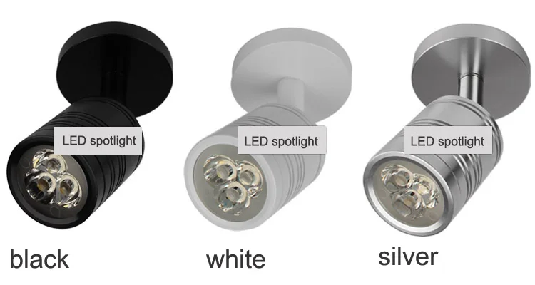 Светодиодный мини-прожекторы настенный поверхностный потолочный светильник Точечный светильник 1 Вт 3 Вт 5 Вт AC110V 220 В светодиодный настенный светильник s потолочный встраиваемый светильник