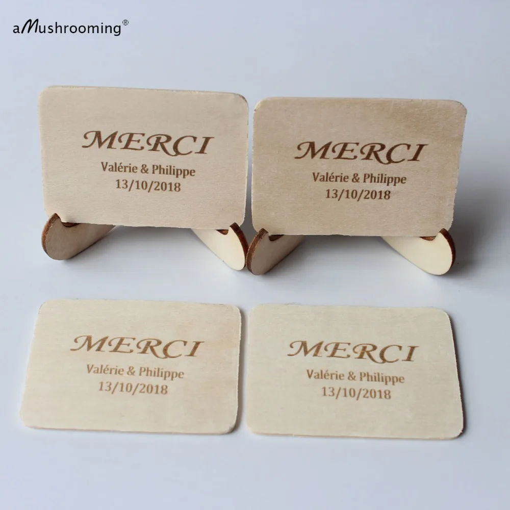 100 Personalized Mini Wooden Chalkboard Easel Set Rustic Wedding Table