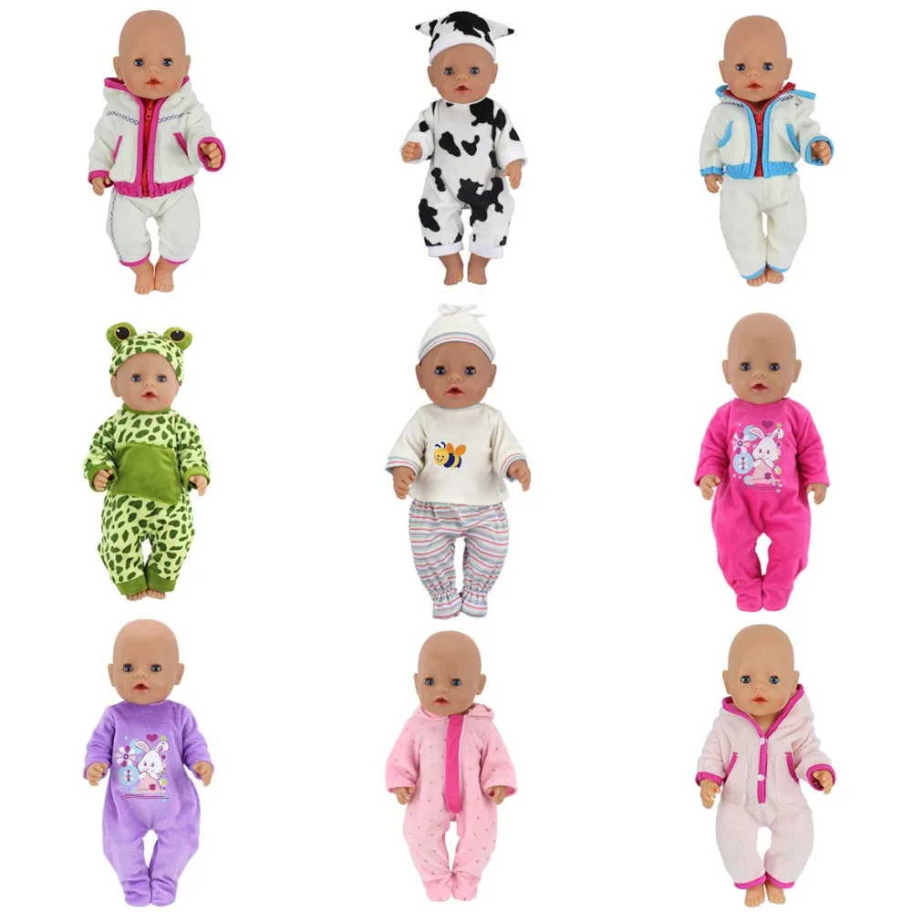 Кукла прыжок костюмы подходит для 43 см Zapf Baby Born Doll Reborn Baby куклы одежда и 17 дюймов куклы аксессуары