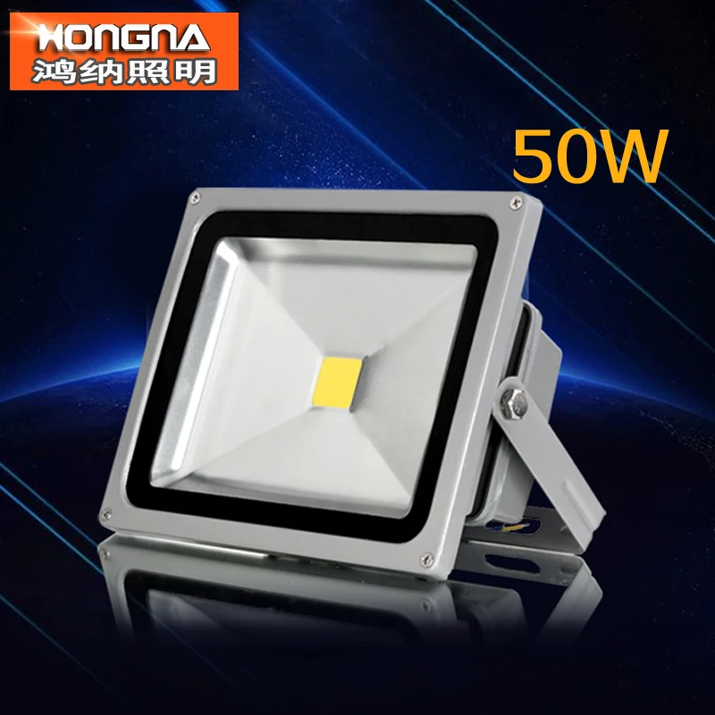 AC85-265V High Power 50W LED Floodlight LED Flood Light with Epistar Chip 100-110 lm/W IP65 Waterproof Outdoor Lighting