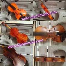 Высокое качество, Ореховый лак, ручная работа, глянцевая или матовая краска скрипка(AVL-010