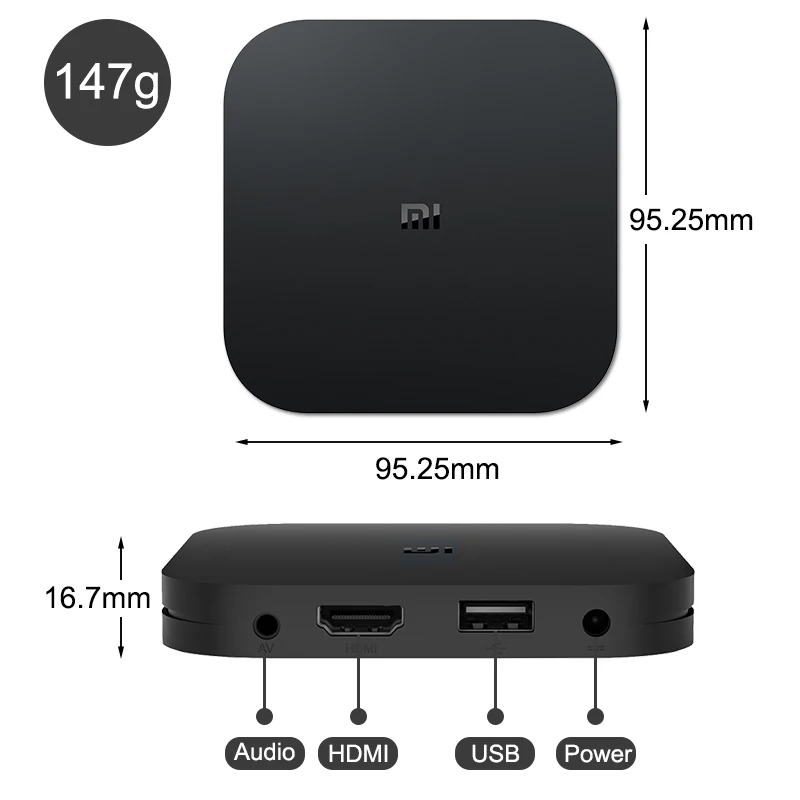 Оригинальная глобальная версия Xiaomi Mi ТВ коробка S 4K ТВ-приставка Android ТВ 2G 8G WI-FI Google Cast Netflix IPTV Set-Top Box 4 Media Player