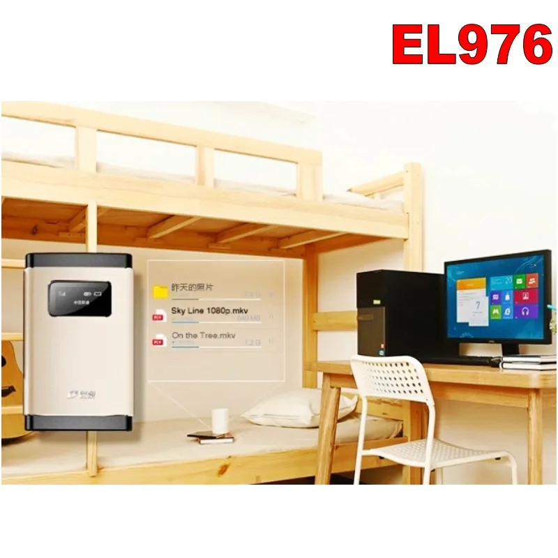

Lot of 10pcs King EL976 4G wireless router inserted SIM card three portable WiFi