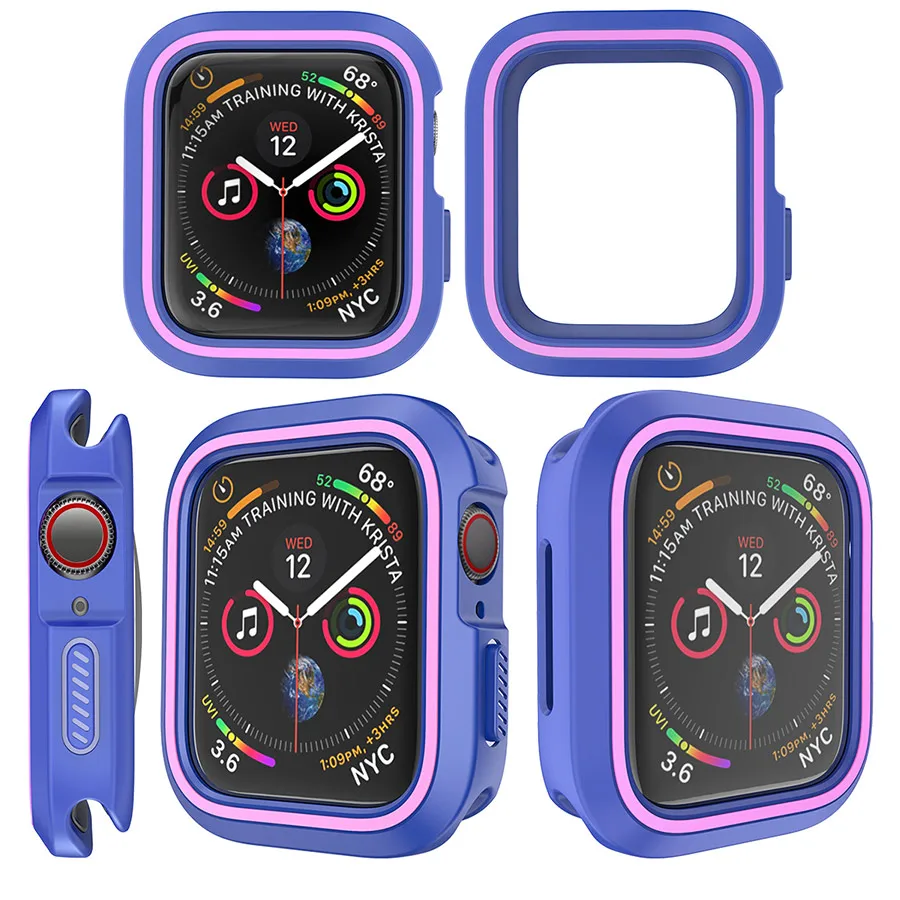 Чехол Ithuriel для Apple Watch 4 3 универсальный защитный чехол s iwatch Series мягкий тонкий 44 мм