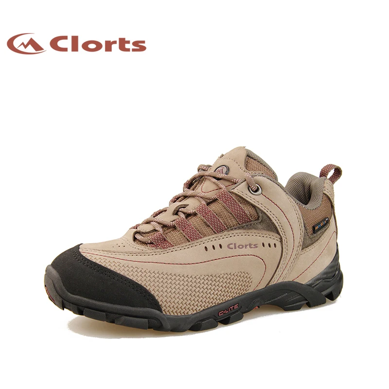

Clorts Women Winter Hiking Boots Genuine Leather Waterproof Outdoor Mountain Shoes Anti-slip Hiking Shoes 3D008