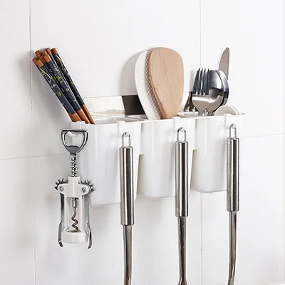 

Multi function Magic stick belt hook Draining rack seamless kitchen storage rack 28.4*8*11.5cm