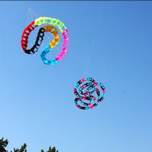 Большой воздушный змей, ветровка, игрушки для улицы, Мощный воздушный змей, 96 отверстий, радужные хвосты, воздушный змей Альбатрос, для серфинга, пляжа, Веселый летающий дракон