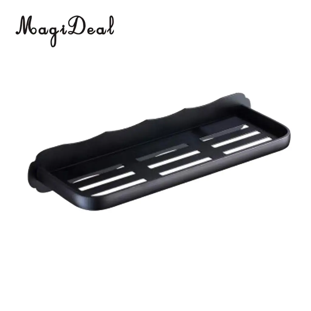 Home Decorative Multipurpose Wall Mounted Storage Rack Kitchen Double Shelf - Aluminium Alloy Cabinet and Counter Organizer