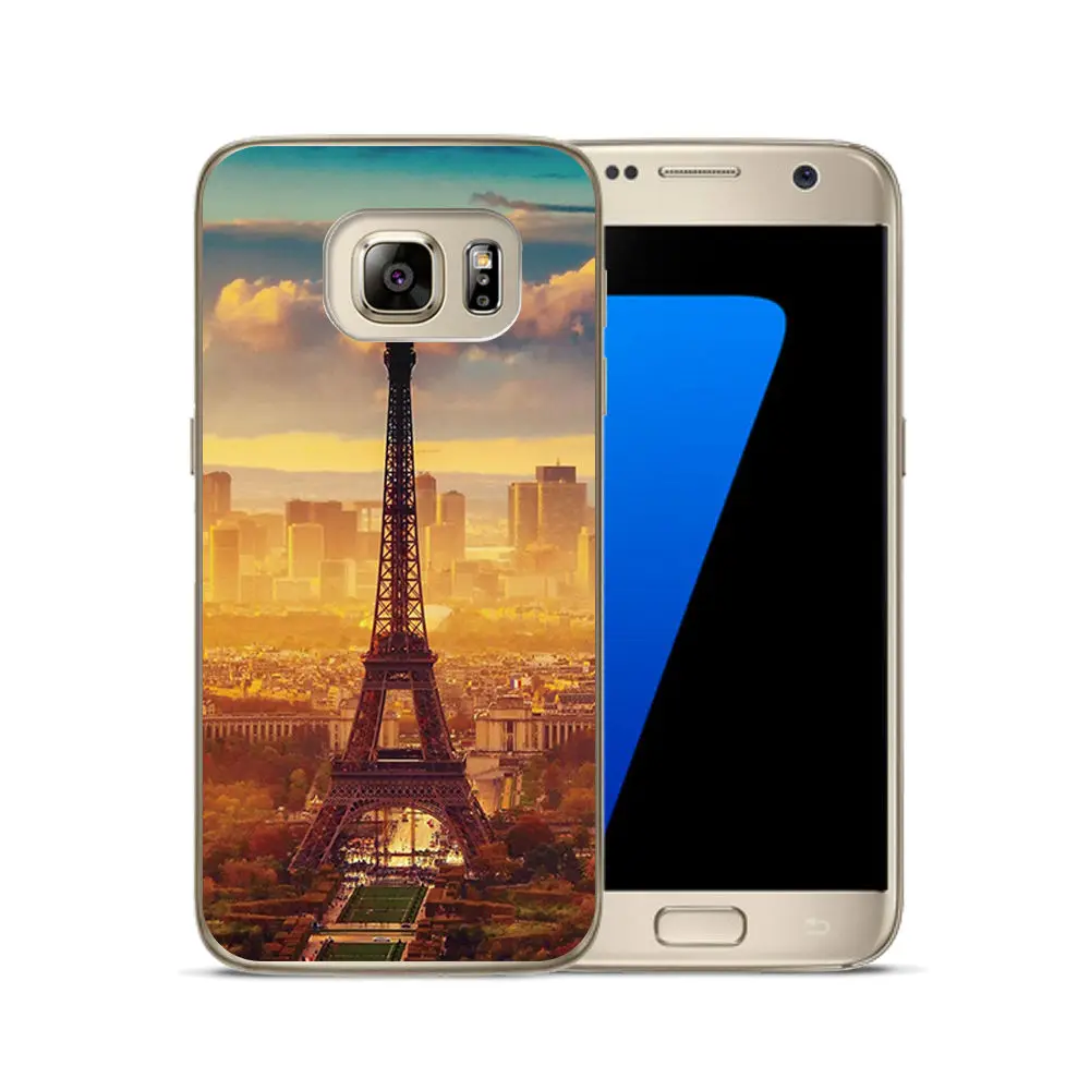 Smart Back Protective Phone Cover Case FOR Samsung S5 Soft TP Case FOR Samsung S8 Clear painted Case FOR Galax S6 S7 S8 Plus S9 (6)
