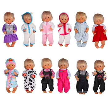 

Doll Clothes For 41CM Nenuco Ropa Accesorios Nenuco 12 Styles Warm Outfits /Bathrobe/Jumpsuits/ Dress Suits For 16inch Nenuco