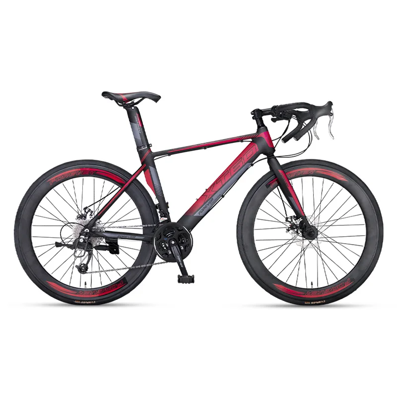 Road Bike Bicycle Racing Male Aluminum Alloy Adult Ultralight 700c Broken Wid Ssift
