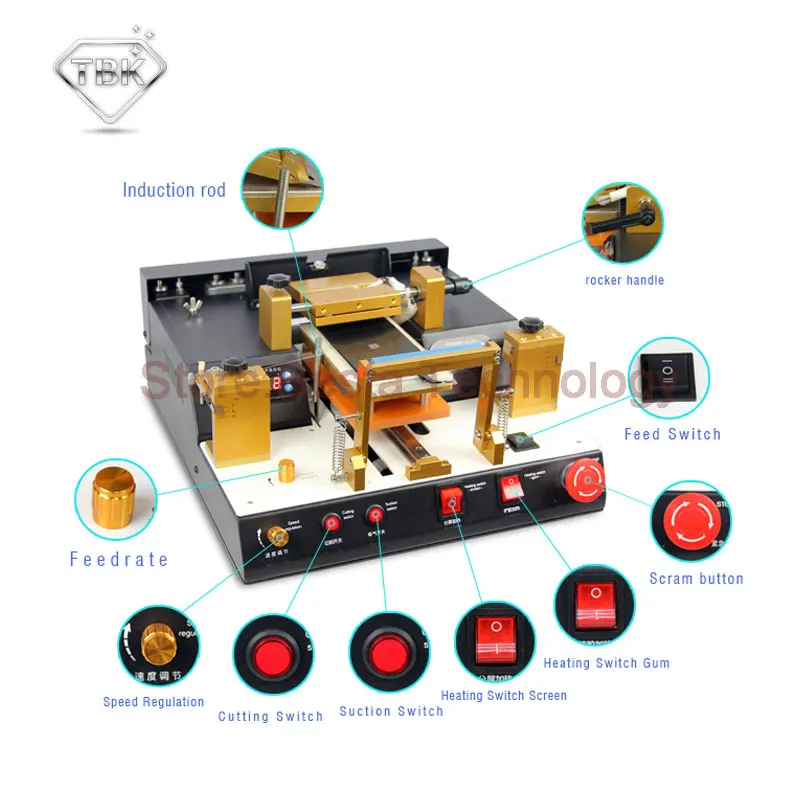  TBK-938 LCD Touch Screen Split Machine Automatic Separator Glue Remove machine for Mobile phone ren