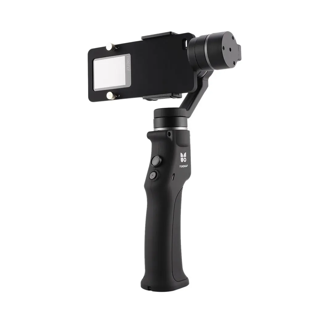  Funsnap Capture Smartphone Brushless Stabilizer Handheld 3-Axis Gimbal with Clip Adapter Two Batter