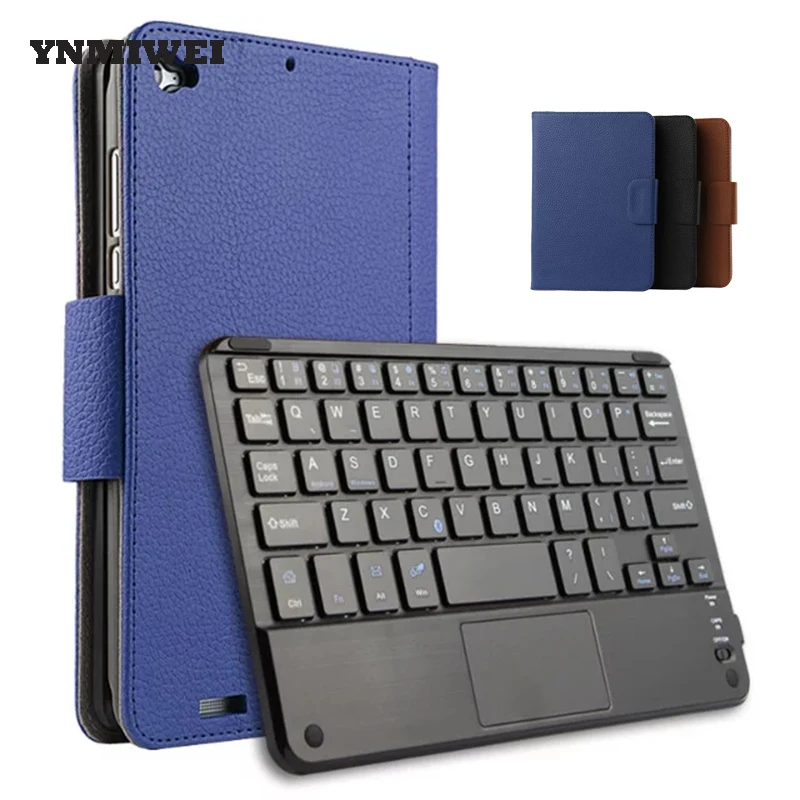 

For Xiaomi Mi pad 3 Case 2017 7.9 Inch Bluetooth Keyboard Case For xiaomi mipad 2 Stand Leather Case +Films
