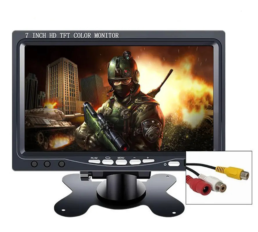 

800x480 7 inch monitor Small LCD Screen Display with HDMI VGA Interface For Computer Cecurity Monitoring Display