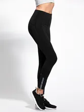 New Women’S Yoga Pants Running Sport Pants Tights Quick-Drying Stretch Trousers Fitness Dance Yoga Leggings with zipper pocket