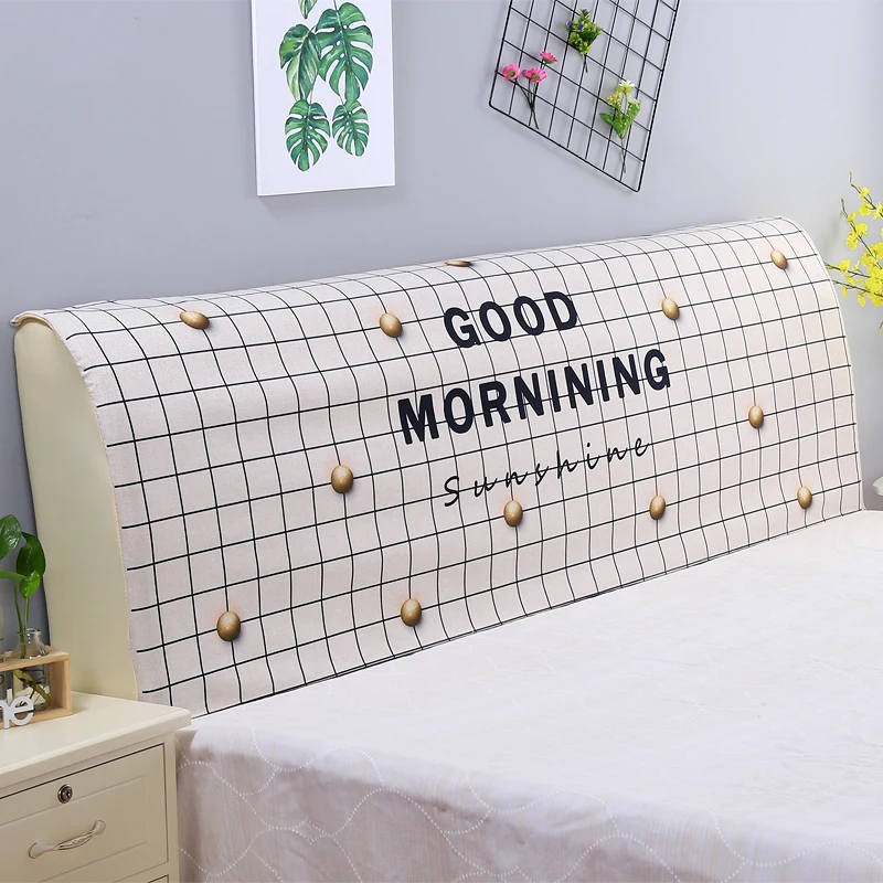 

JaneYU Bed Cover Dust Cover Simple Modern Stretch All-inclusive European Solid Wood Protective Cover
